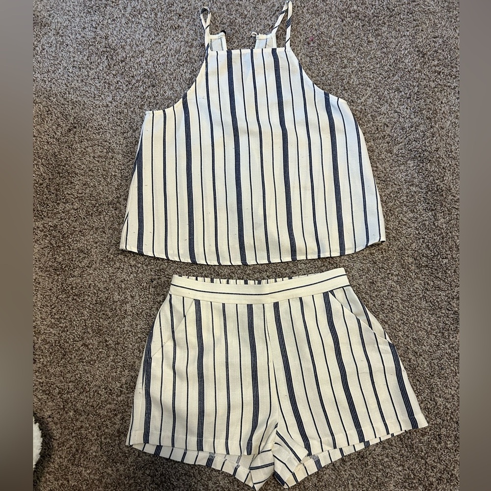Striped Tank & Short Set